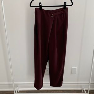 Zara High Waist Twist Front Balloon Pants size XS